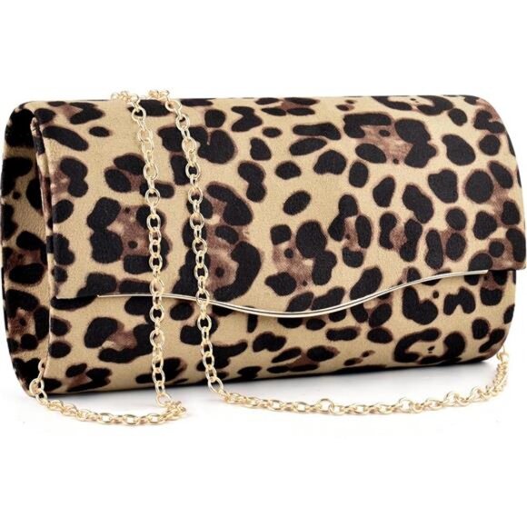 Handbags - Clutch Formal Evening Bags Leopard